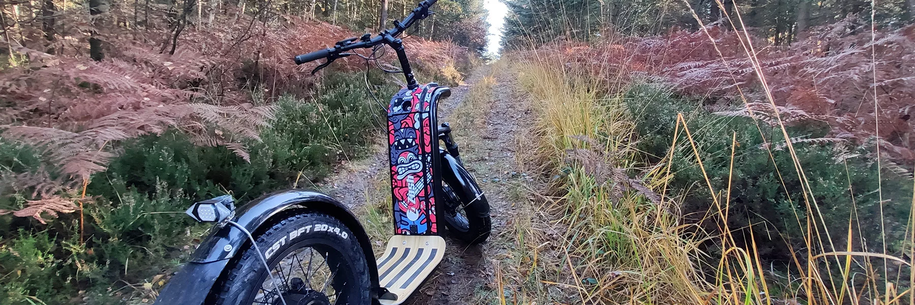 Zosh, der Roller, mit dem man mühelos bergab und bergauf fahren kann